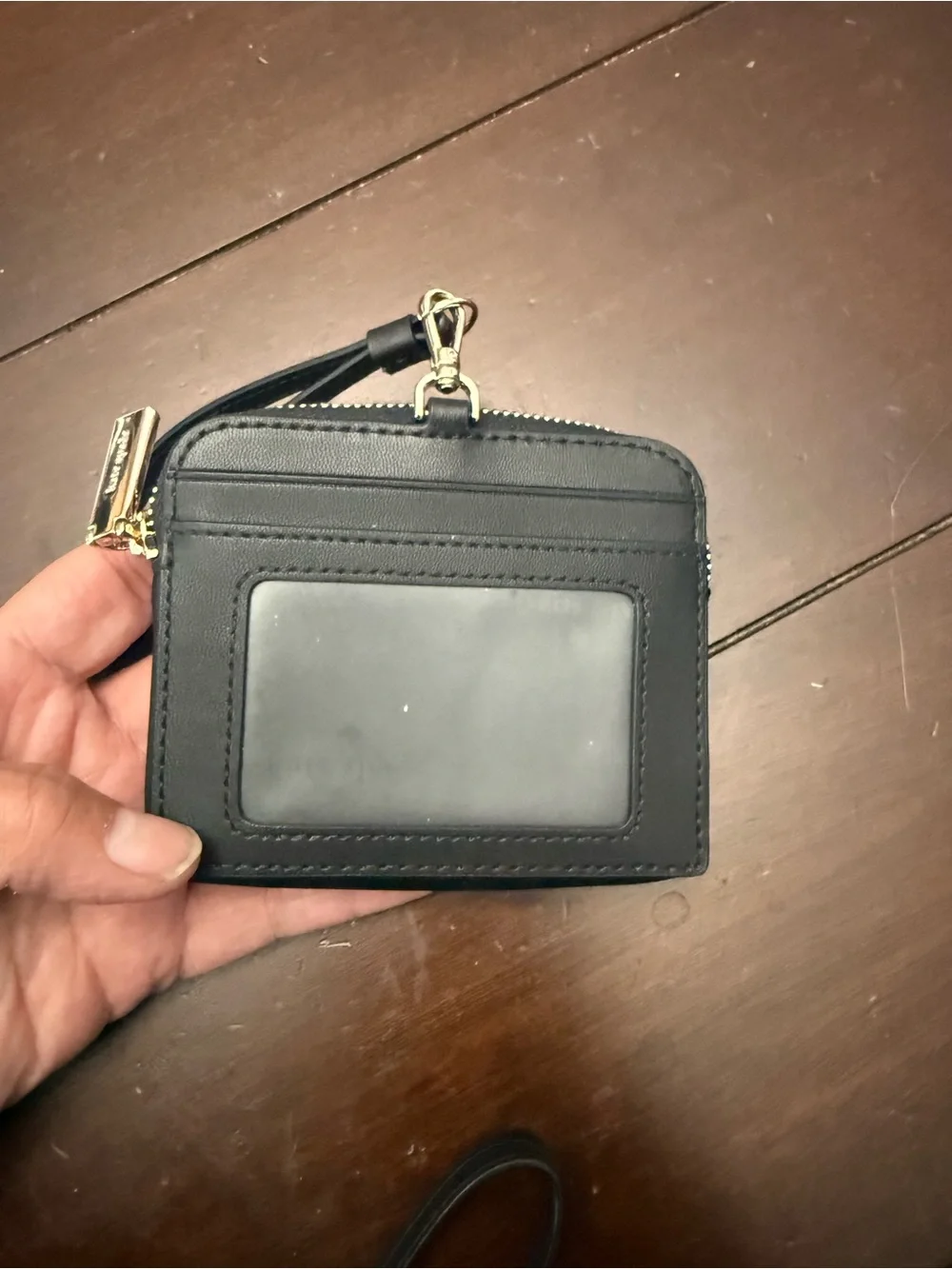 kate spade Black id pouch lanyard